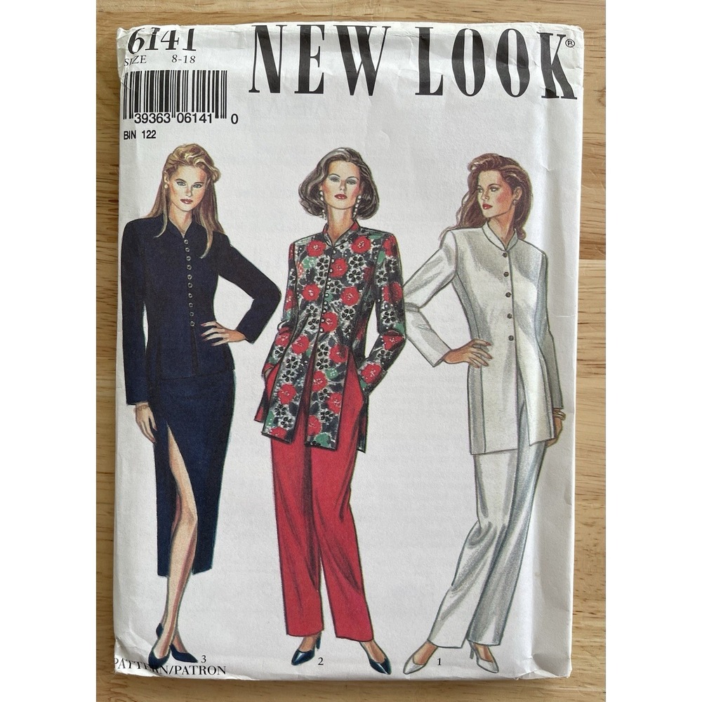 Simplicity New Look 6141 Misses' Jackets Skirt Trousers Sizes‎ 8-18 UC FF
